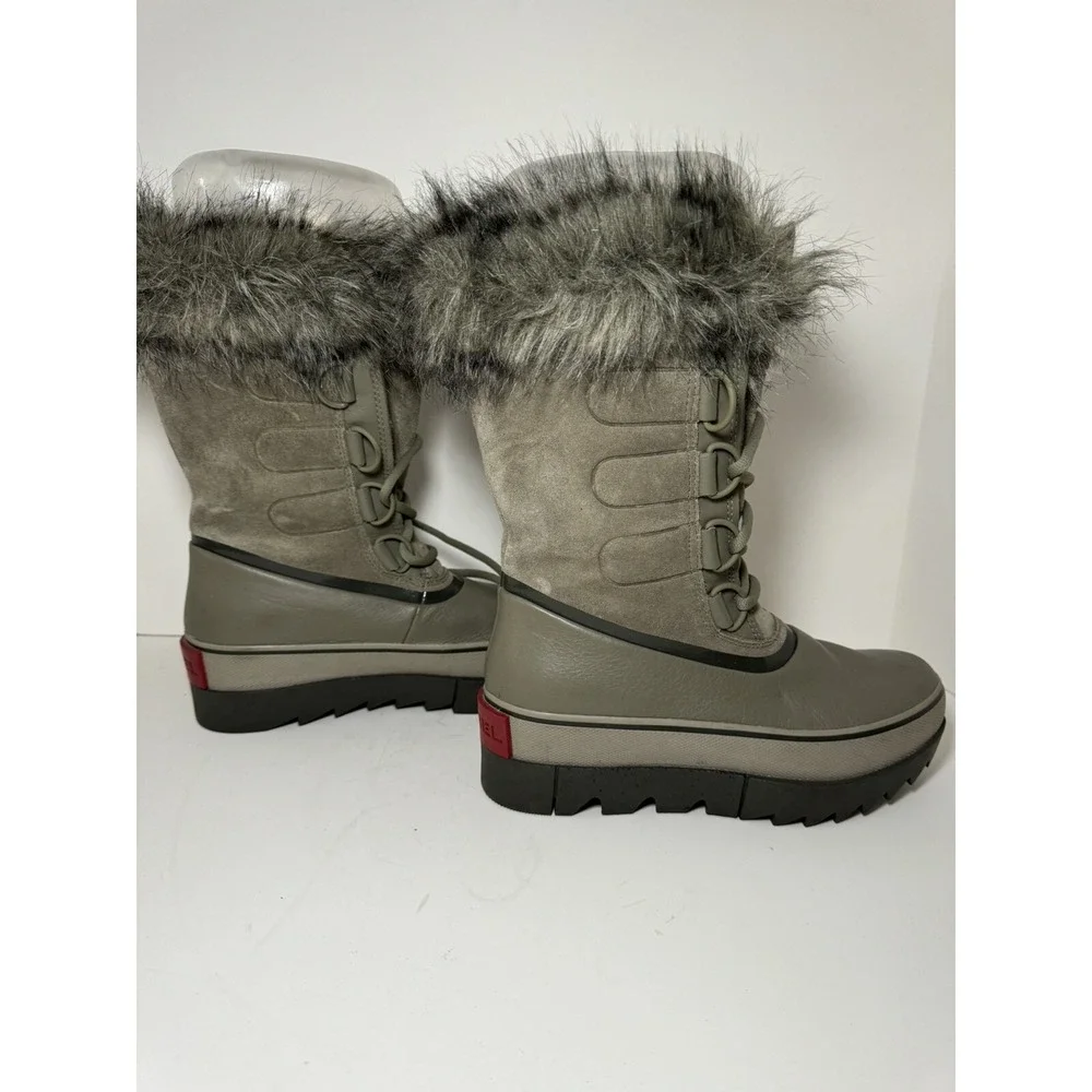 Sorel Joan of Arctic Next Boots Sage/Brown Waterproof Women Size 8